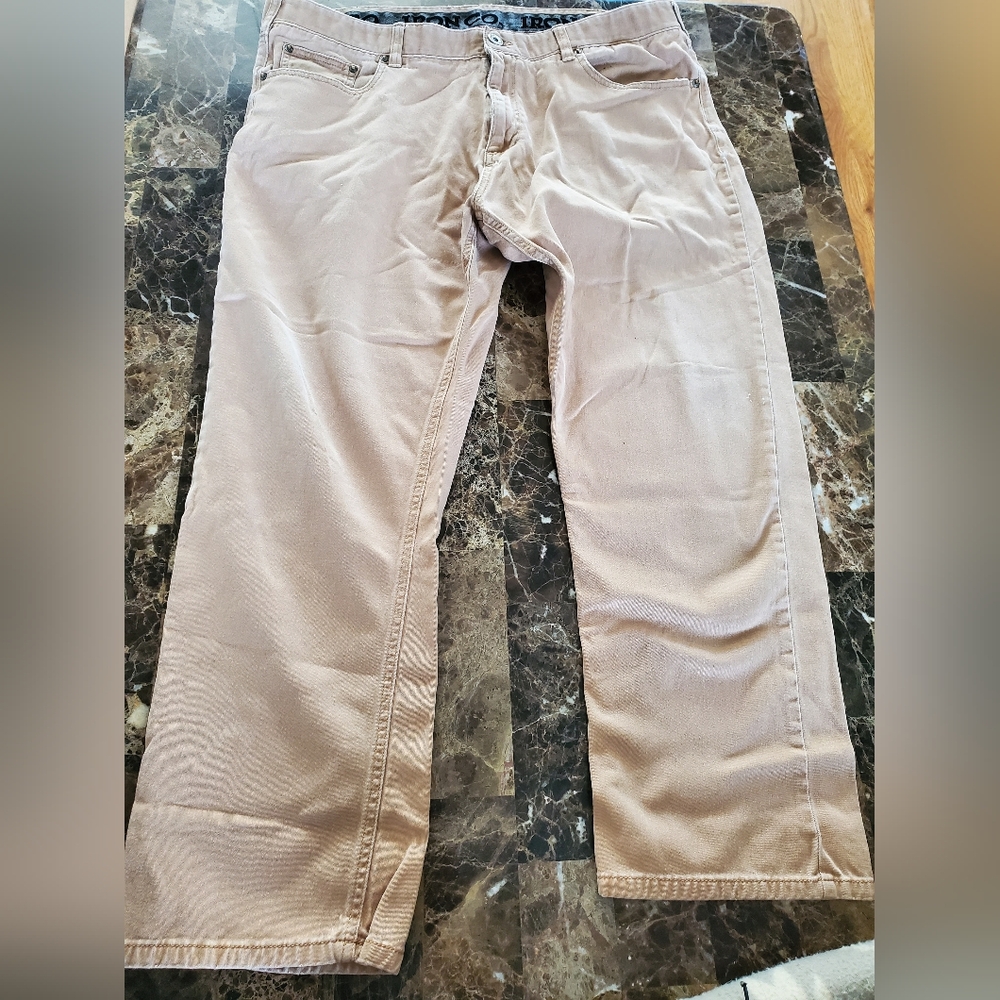 Mens Tan Jeans 38/30